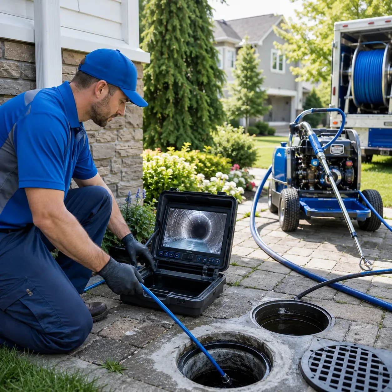 Outdoor drain cleaning professionals serving West Alexandria, OH