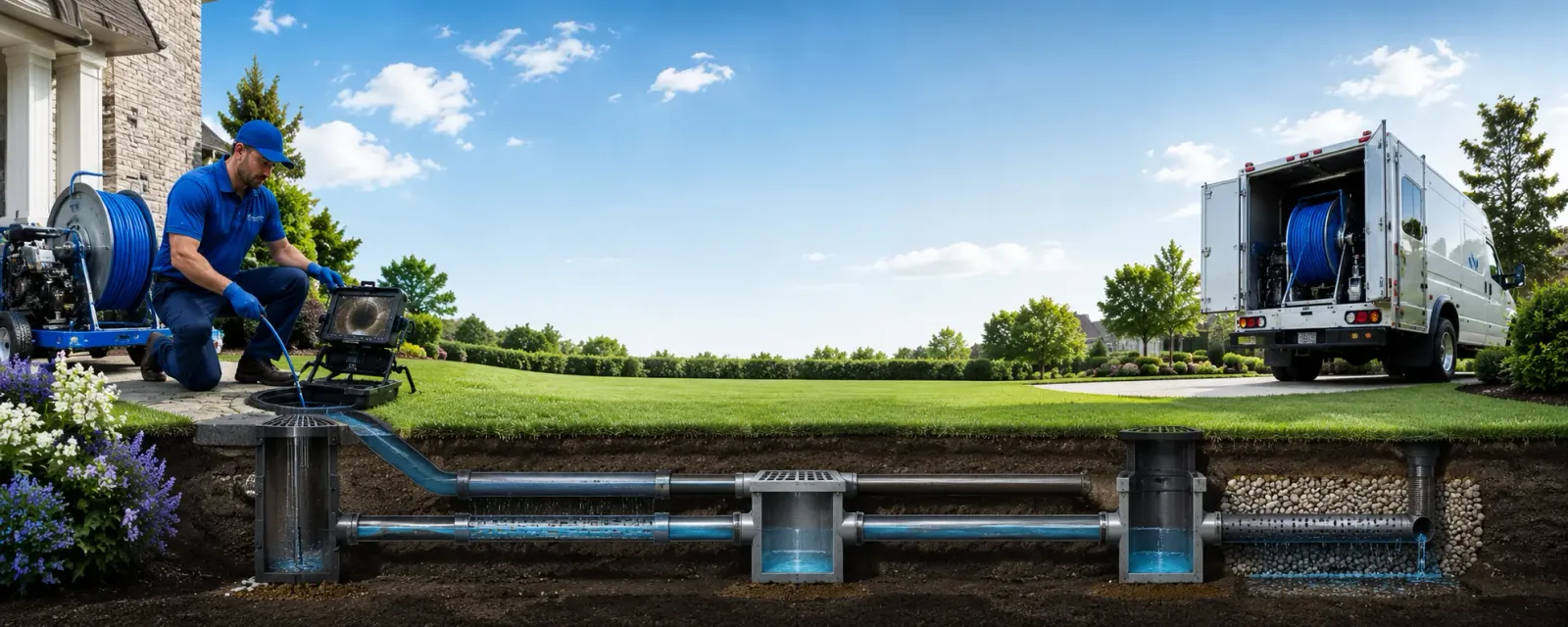 Outdoor drain cleaning information for West Alexandria, OH