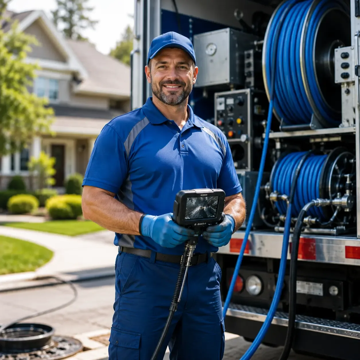 Local outdoor drain cleaning specialists in West Alexandria, OH
